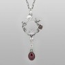 Kalico Lucy KL049GN Rose & Skull Cross vertical view.