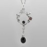 Kalico Lucy KL049OX Rose & Skull Cross vertical view. 
