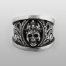 BIGBLACKMARIA a001 Freedom to Die ring front view.