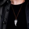 Oz Abstract OT9304SV Angel Wing on male model.