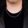 Oz Abstract SN0022 Cross Chain on male model.