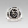 Magische Vissen beautiful arabesque ring OZR107SAG back view.