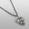 The panther necklace with yellow diamonds P1962YDia by Oz Abstract Tokyo right view.