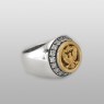 Saital sai012 american eagle emblem ring.